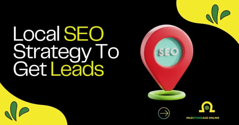 Local SEO Sign besides the title Local SEO Strategy