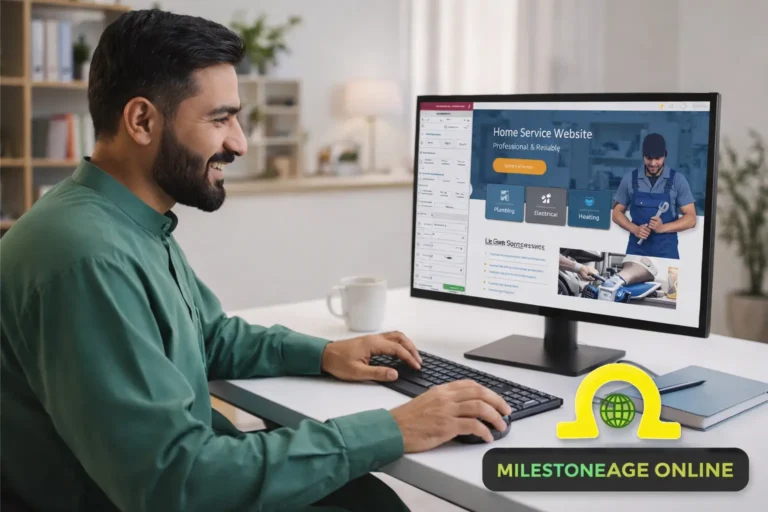 Man Doing Web Design