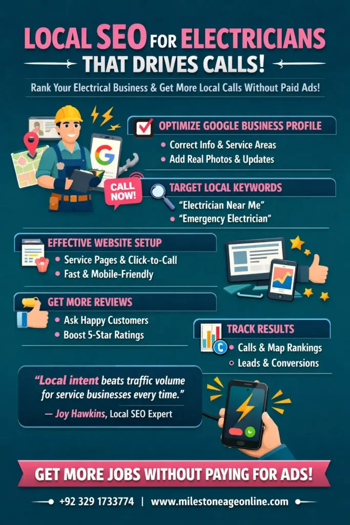 Local SEO for electricians
