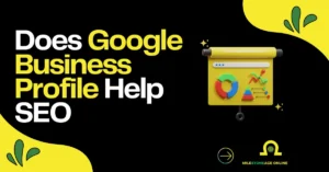 Does Google Business Profile help SEO? Google Business Profile and local SEO illustration.
