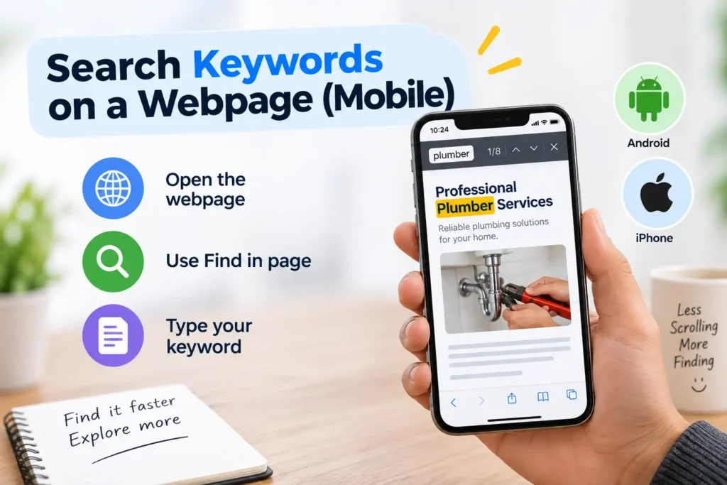 Google site search showing emergency plumber pages from a website.