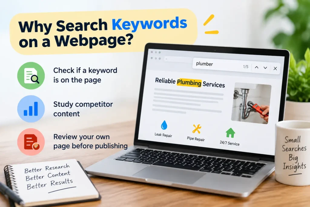 Search a whole website for keywords using Google’s site operator.